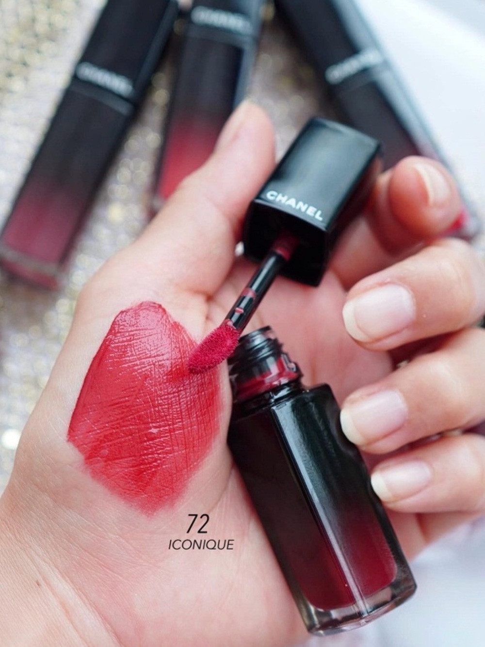 CHANEL Ultrawear Shine Liquid Lipstick Brand new in Box 72 Iconique NEW in Box